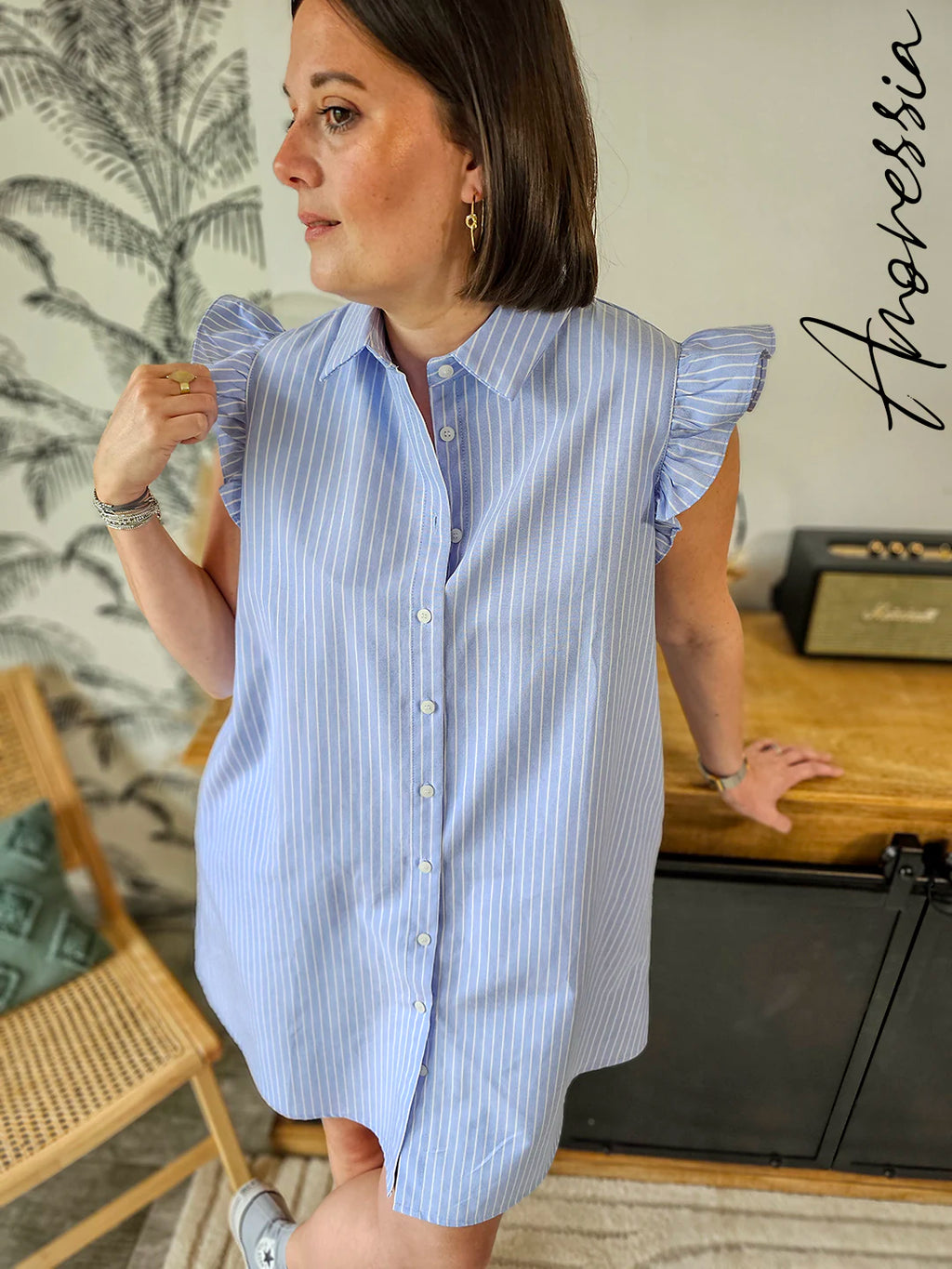 Robe Gina — Robe Légère Femme Été photo lifestyle