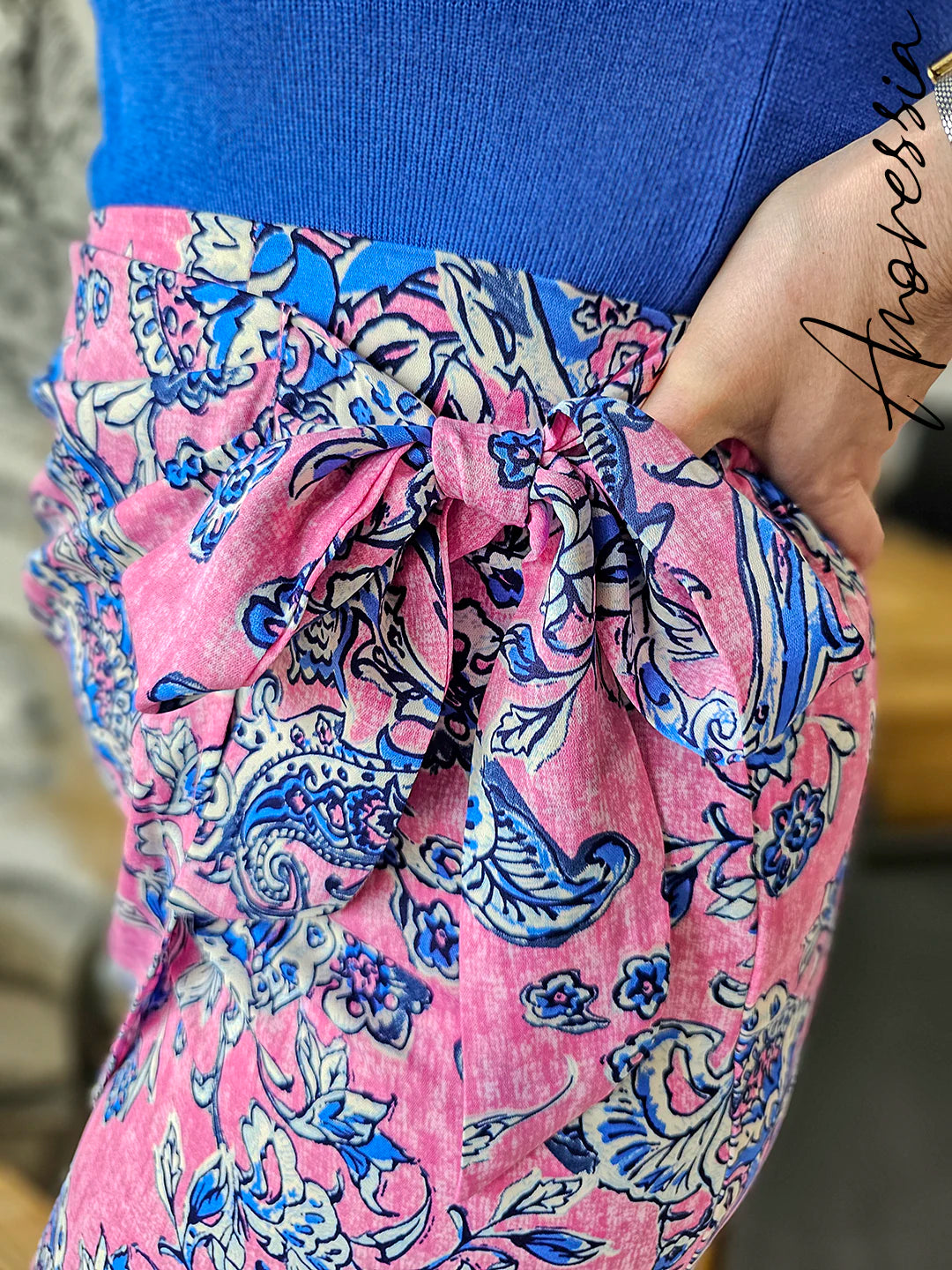 Jupe Ava — Jupe Courte Évasée Femme vue détail