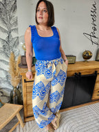 Pantalon Floris — Pantalon Large Femme vue dos