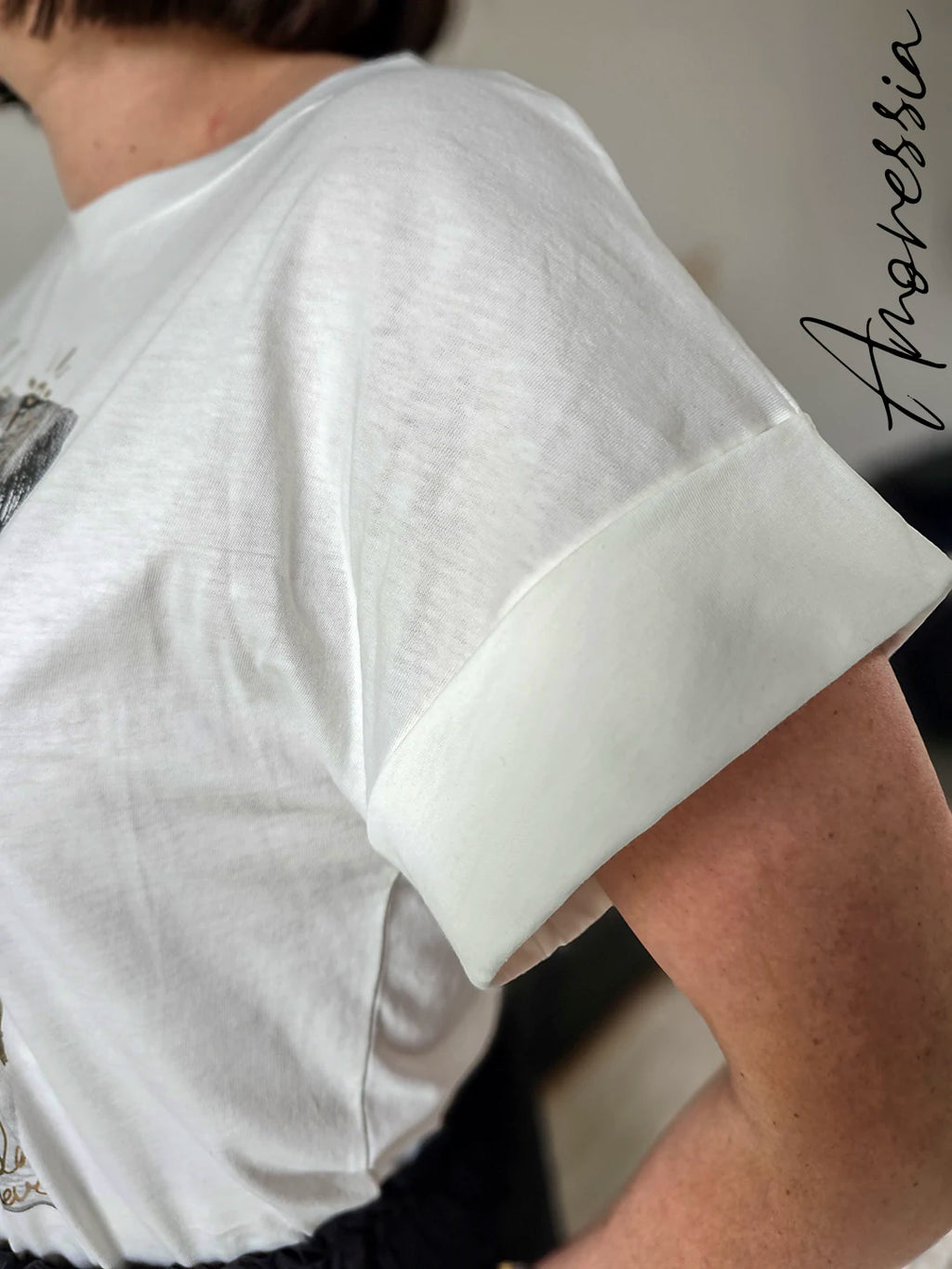 T-Shirt Palmier — T-Shirt Imprimé Palmier Femme