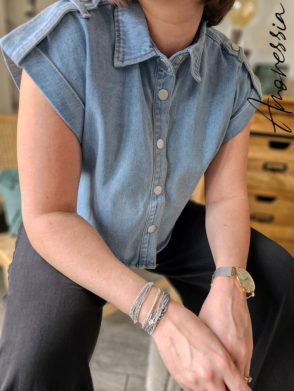 Chemise Abriel — Chemise Légère Femme Été vue détail