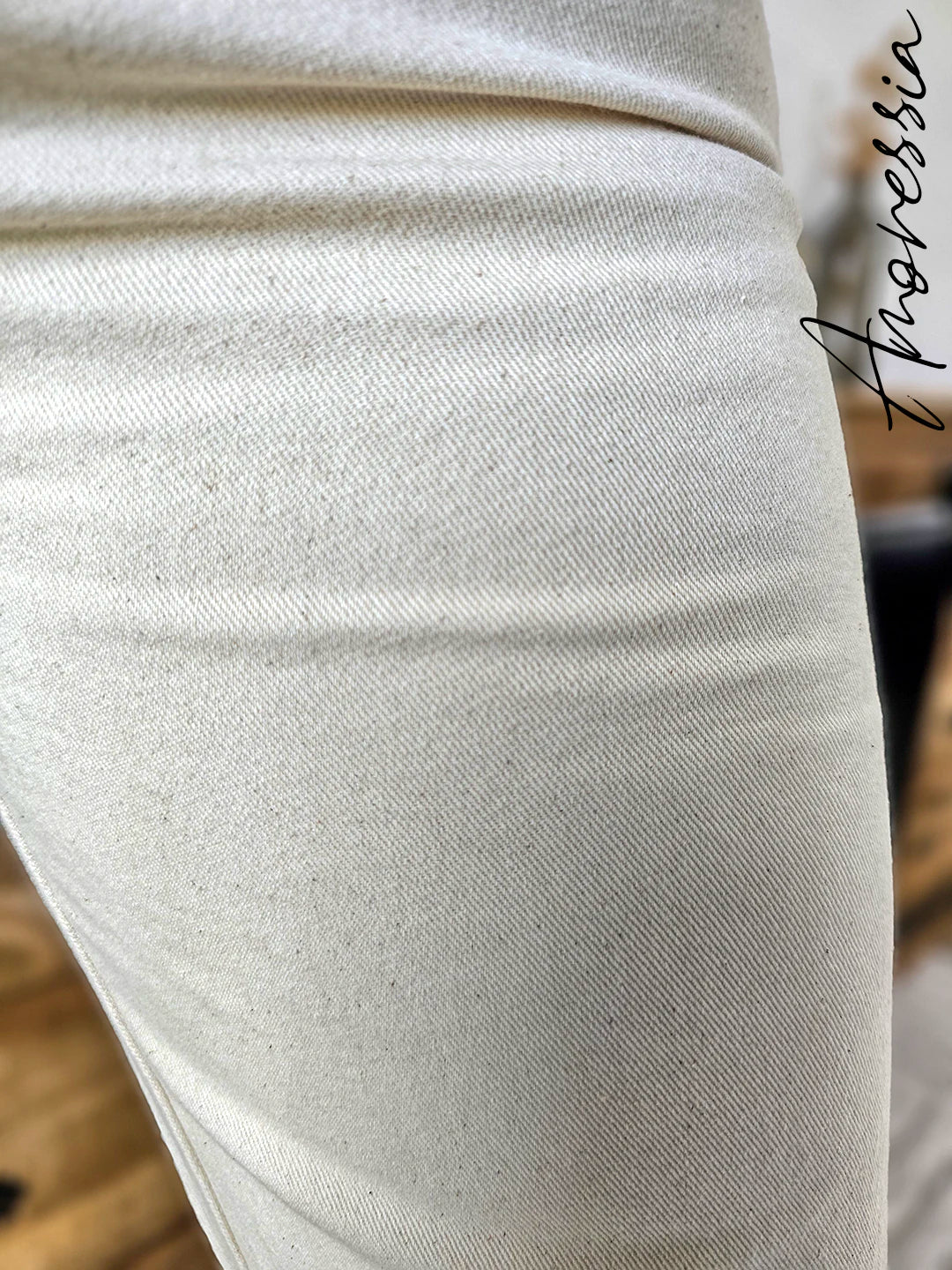 Jean Elena — Jean Flare Taille Haute Femme vue détail