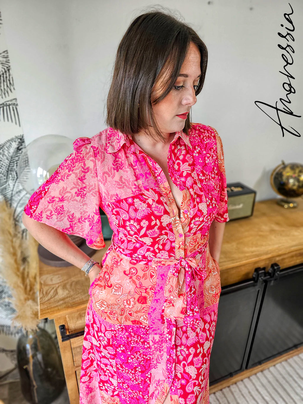 Robe Octavia — Robe Femme Été photo portée