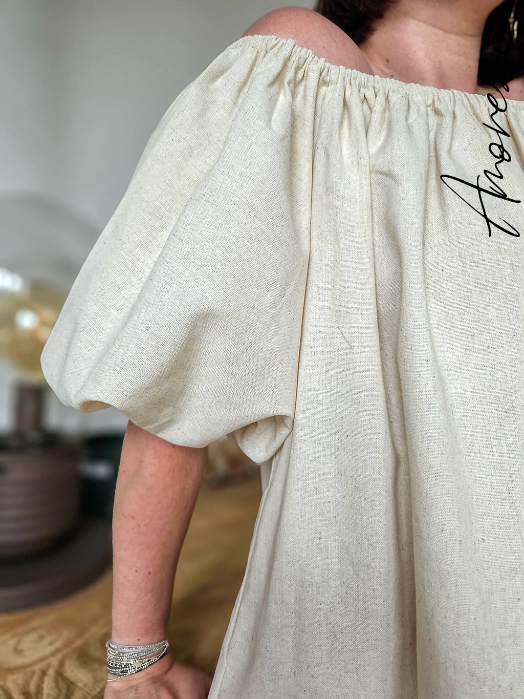 Robe Florence — Robe Longue Femme vue dos