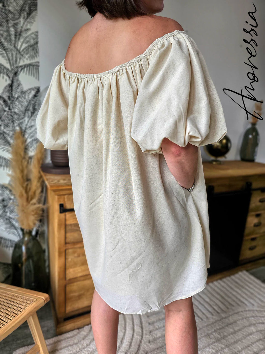Robe Florence — Robe Longue Femme photo portée