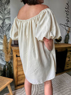 Robe Florence — Robe Longue Femme photo portée