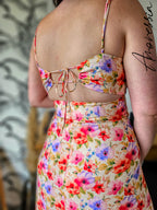 Robe Peonia — Robe Fleurie Femme zoom imprimé
