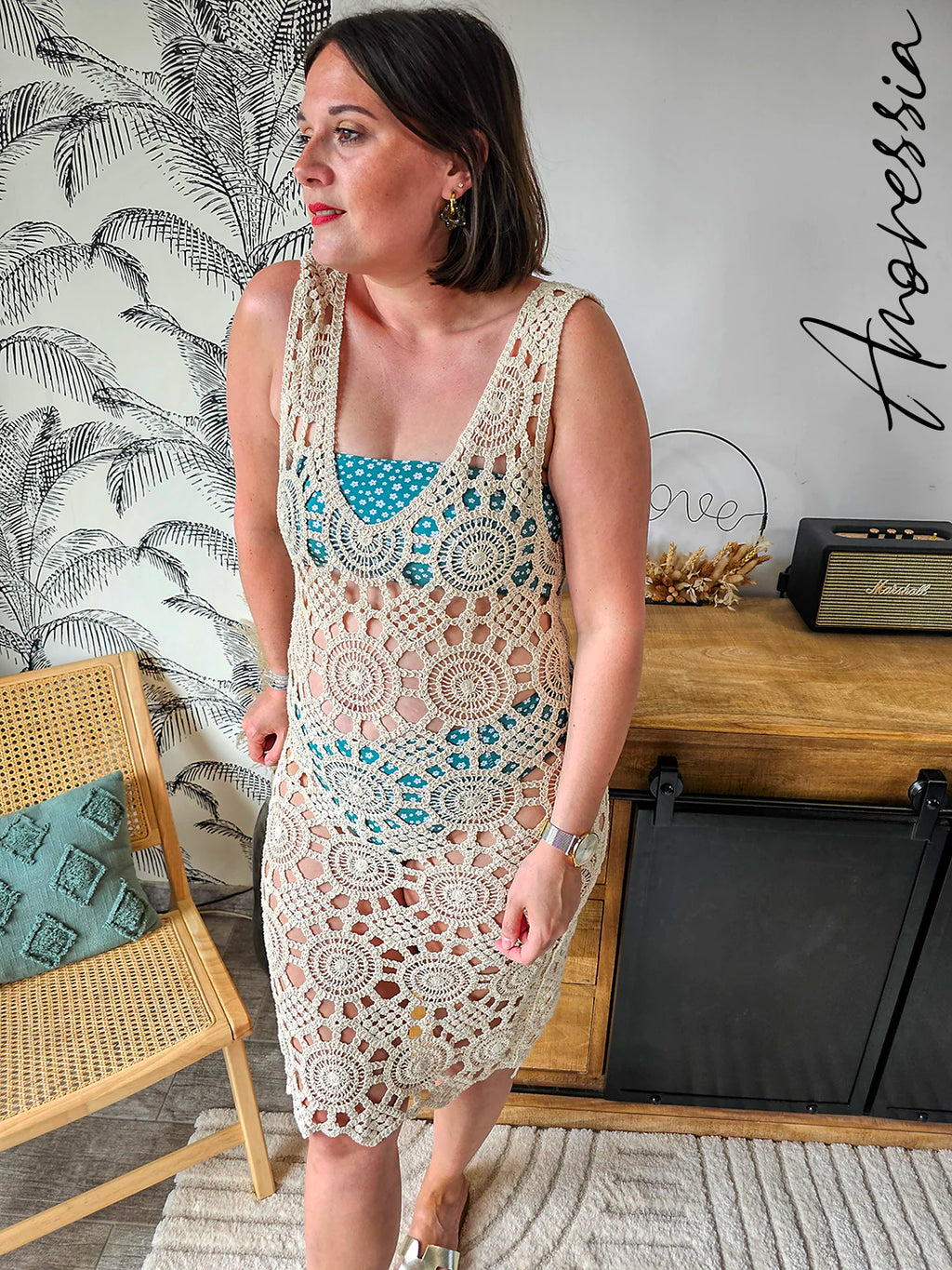 Robe Piaggia — Robe Légère Femme photo portée