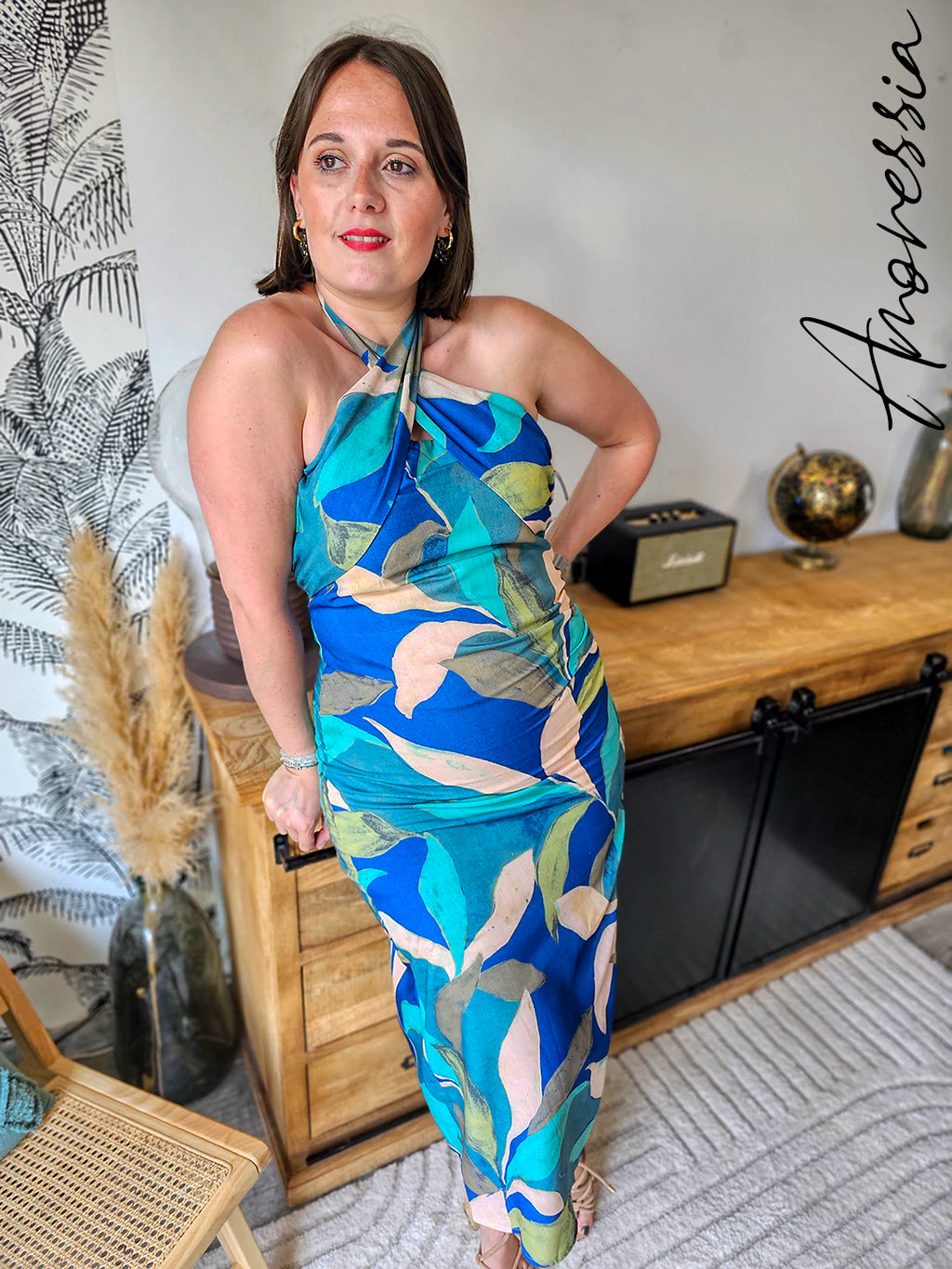 Robe Foglia — Robe Fleurie Femme look complet