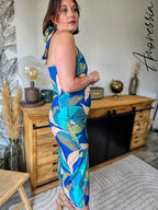 Robe Foglia — Robe Fleurie Femme zoom imprimé