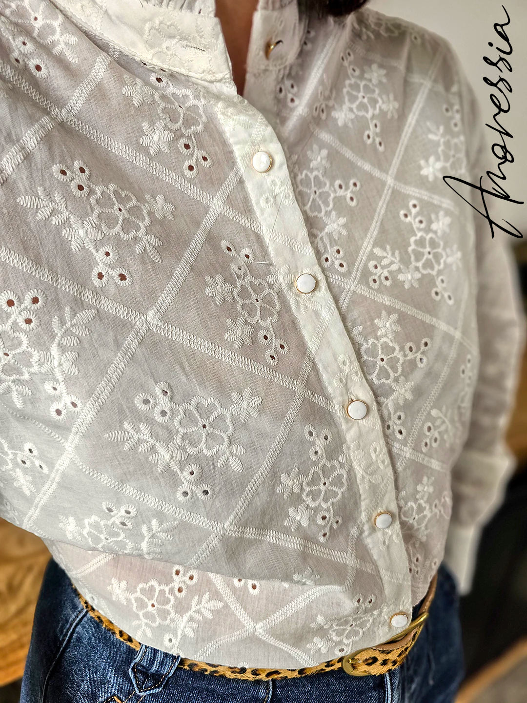 Chemise Sylia — Chemise Légère Femme Été vue détail