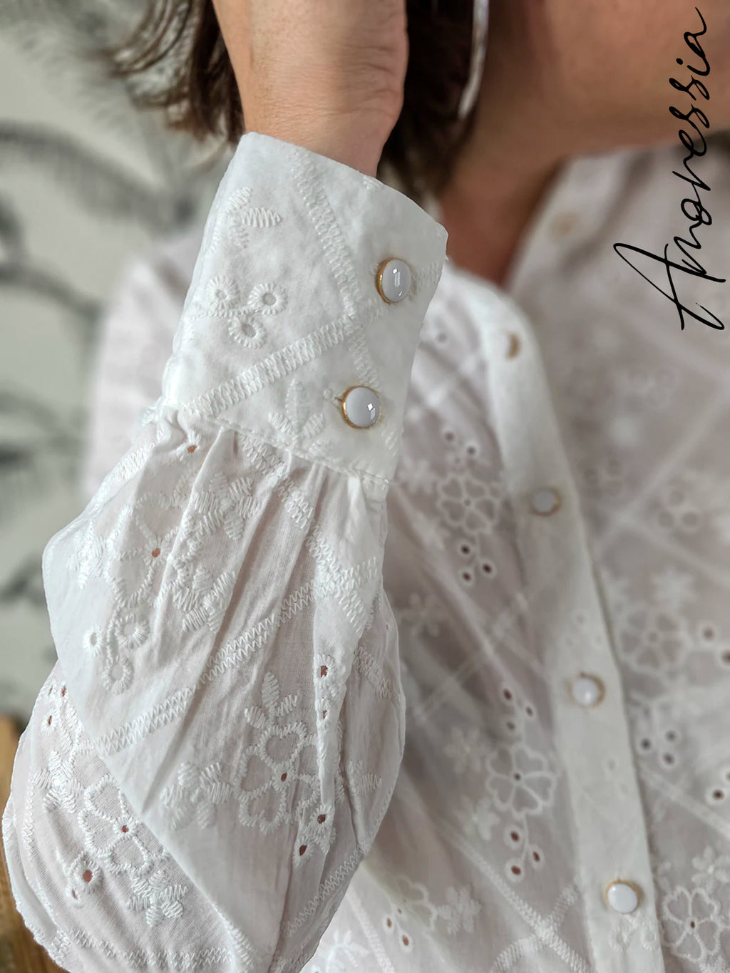 Chemise Sylia — Chemise Légère Femme Été vue dos