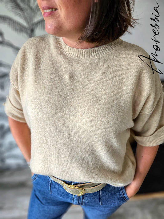 Pull Victoria beige