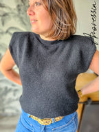 Pull Siline noir — Pull Noir Femme