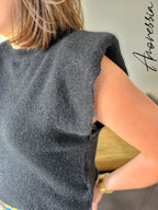 Pull Siline noir — Pull Noir Femme vue détail