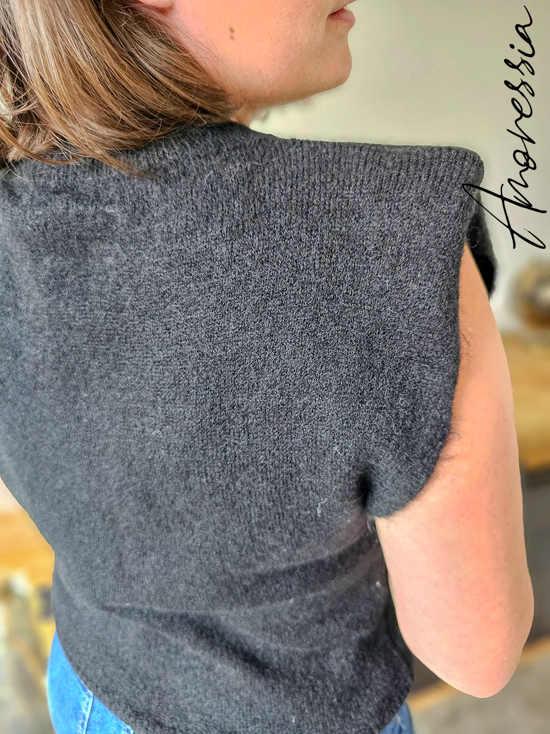 Pull Siline noir — Pull Noir Femme autre vue