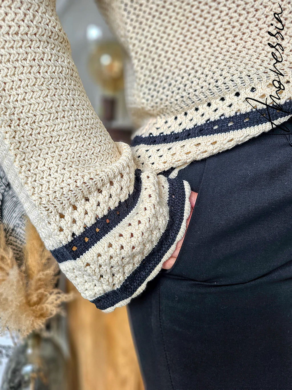 Pull Jodie — Pull Maille Femme photo lifestyle
