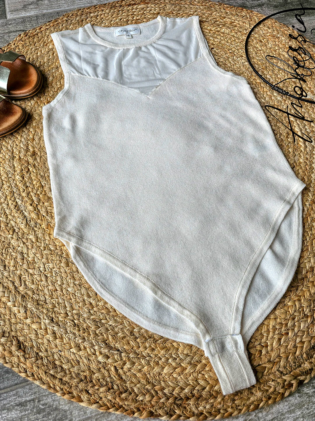 Body blanc — Body Blanc Femme vue détail