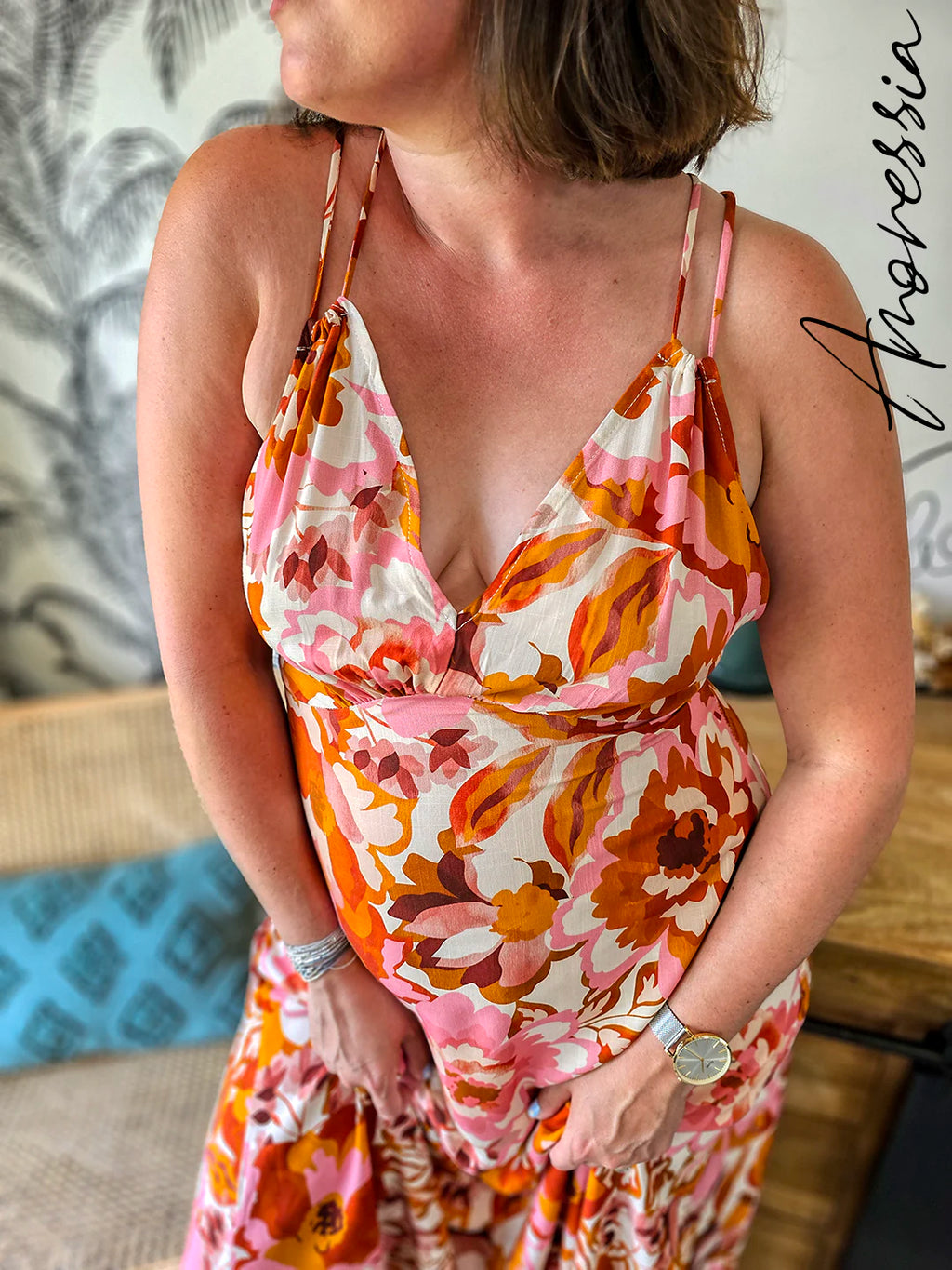 Robe Lucia — Robe Femme Été vue dos