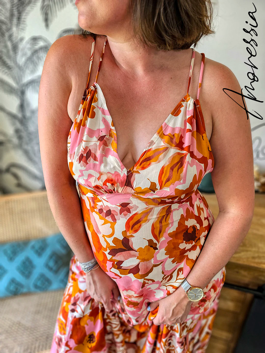 Robe Lucia — Robe Femme Été vue dos