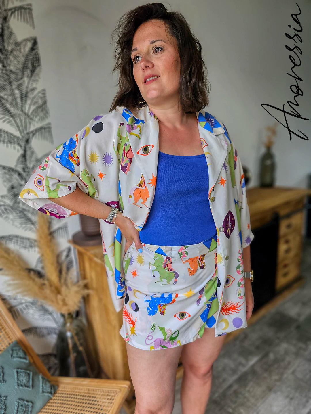 Chemise Santorin — Chemise Ample Oversize Femme zoom