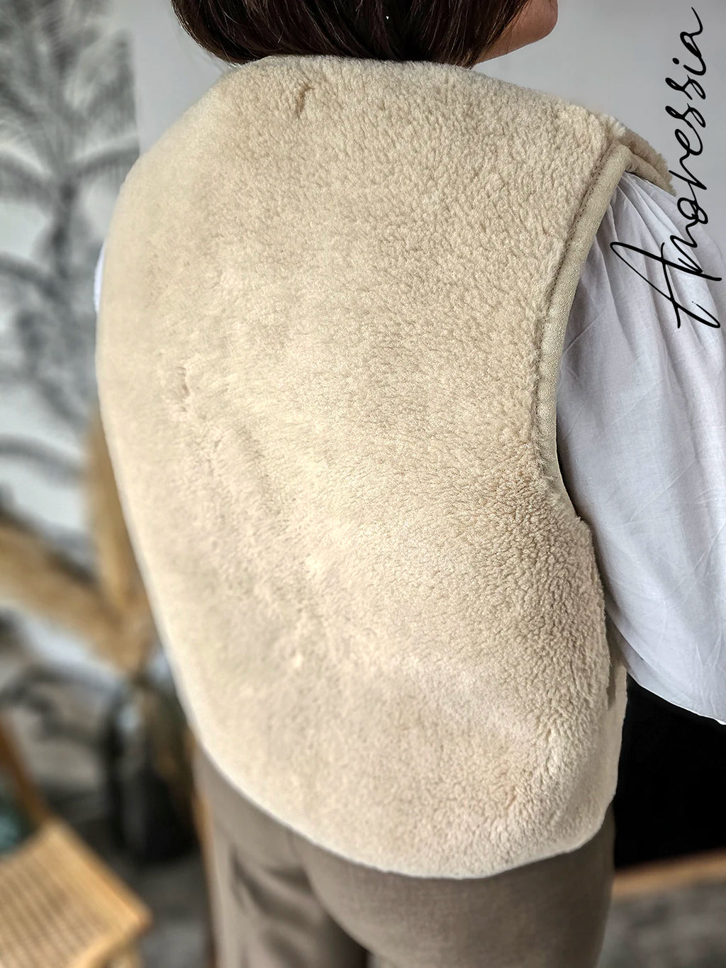 Gilet Dune — Gilet Beige Sans Manches Femme autre vue