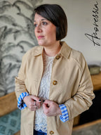 Trench Beige — Trench Long Beige Femme Élégant