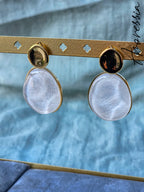 Boucles d'Oreilles Aulde — Boucles Dorées Pendantes Femme