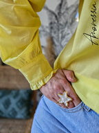 Chemise Sun — Chemise Jaune Coton Léger Femme autre vue