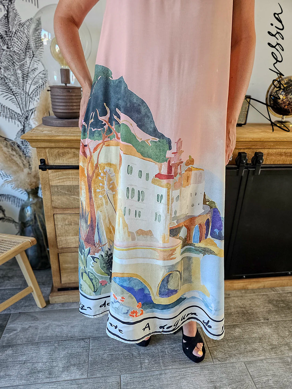Robe Dolce — Robe Fluide Femme vue détail