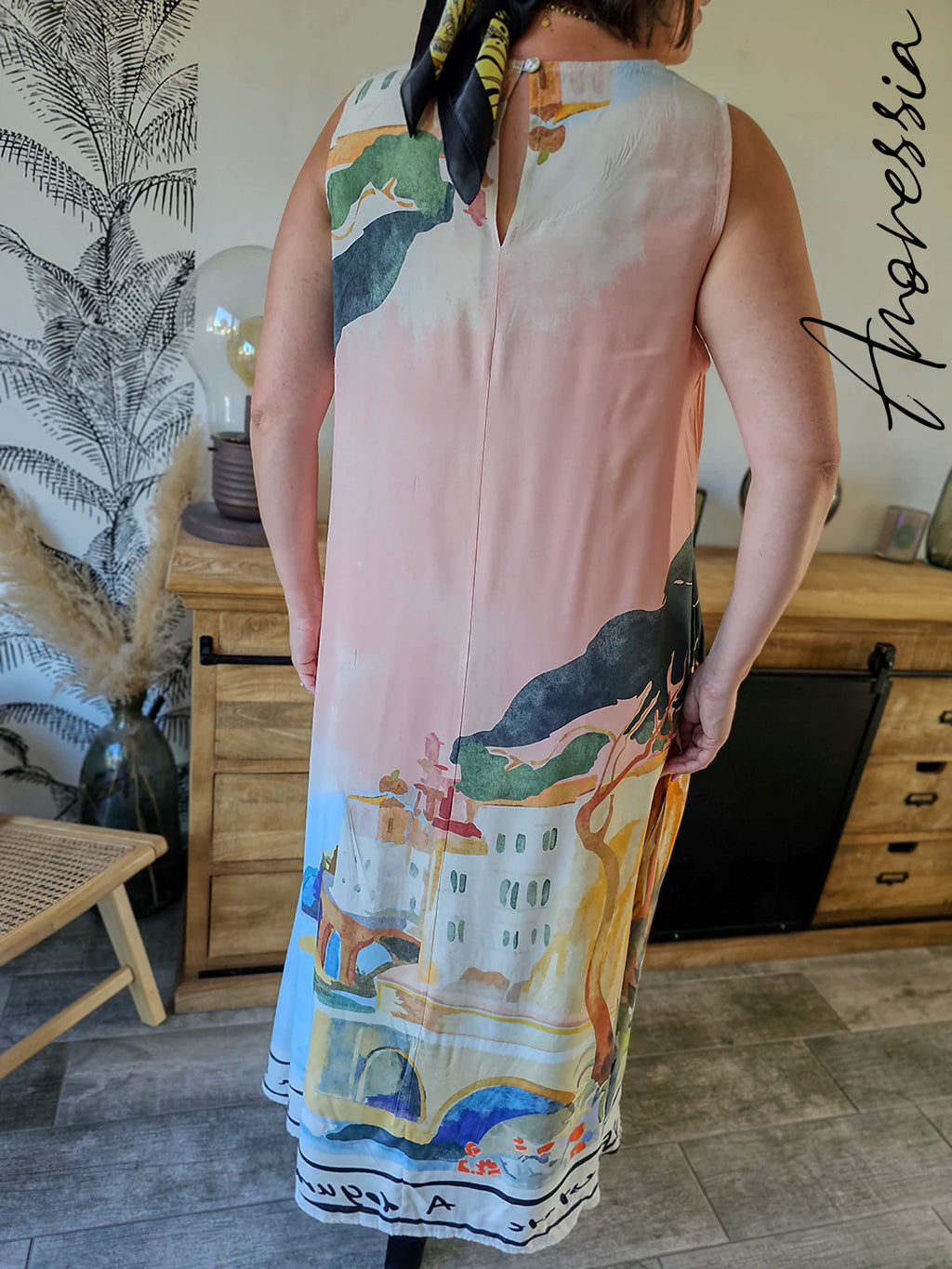 Robe Dolce — Robe Fluide Femme vue dos