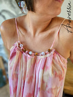 Robe Perla — Robe Élégante Femme photo lifestyle