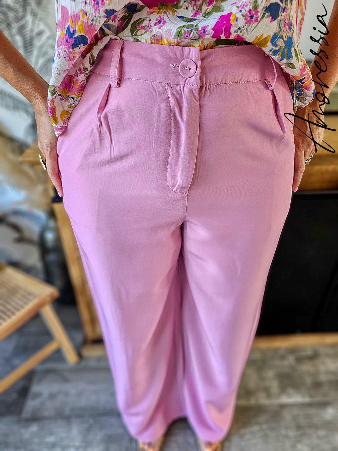 Pantalon Esmé — Pantalon Fluide Femme vue détail