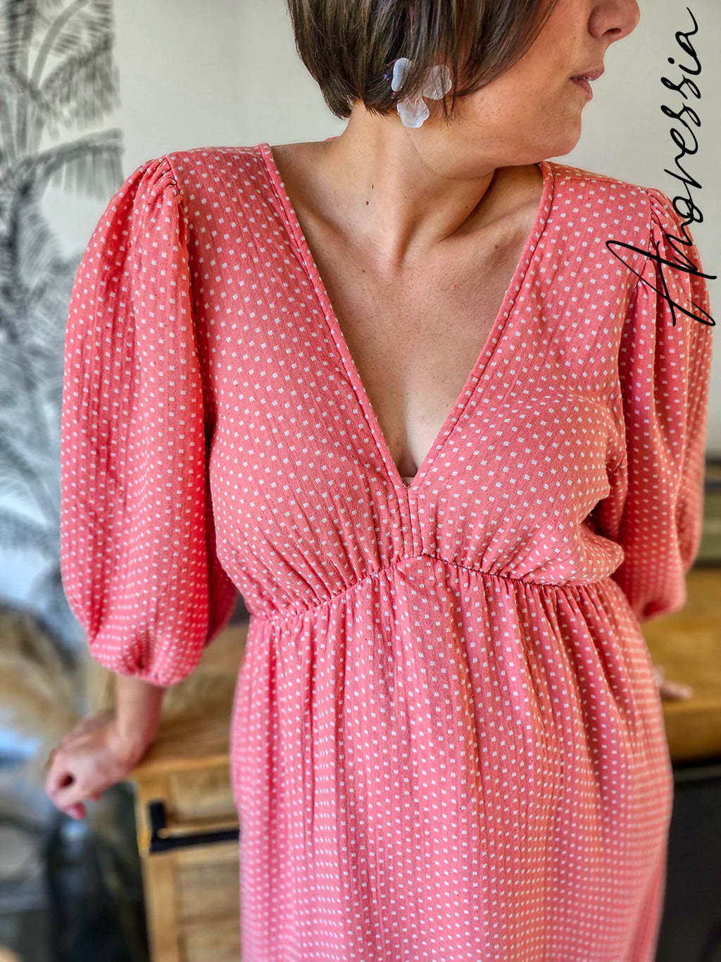 Robe Bella — Robe Fluide Femme photo portée