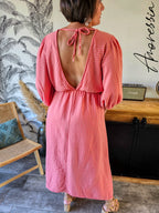 Robe Bella — Robe Fluide Femme photo lifestyle