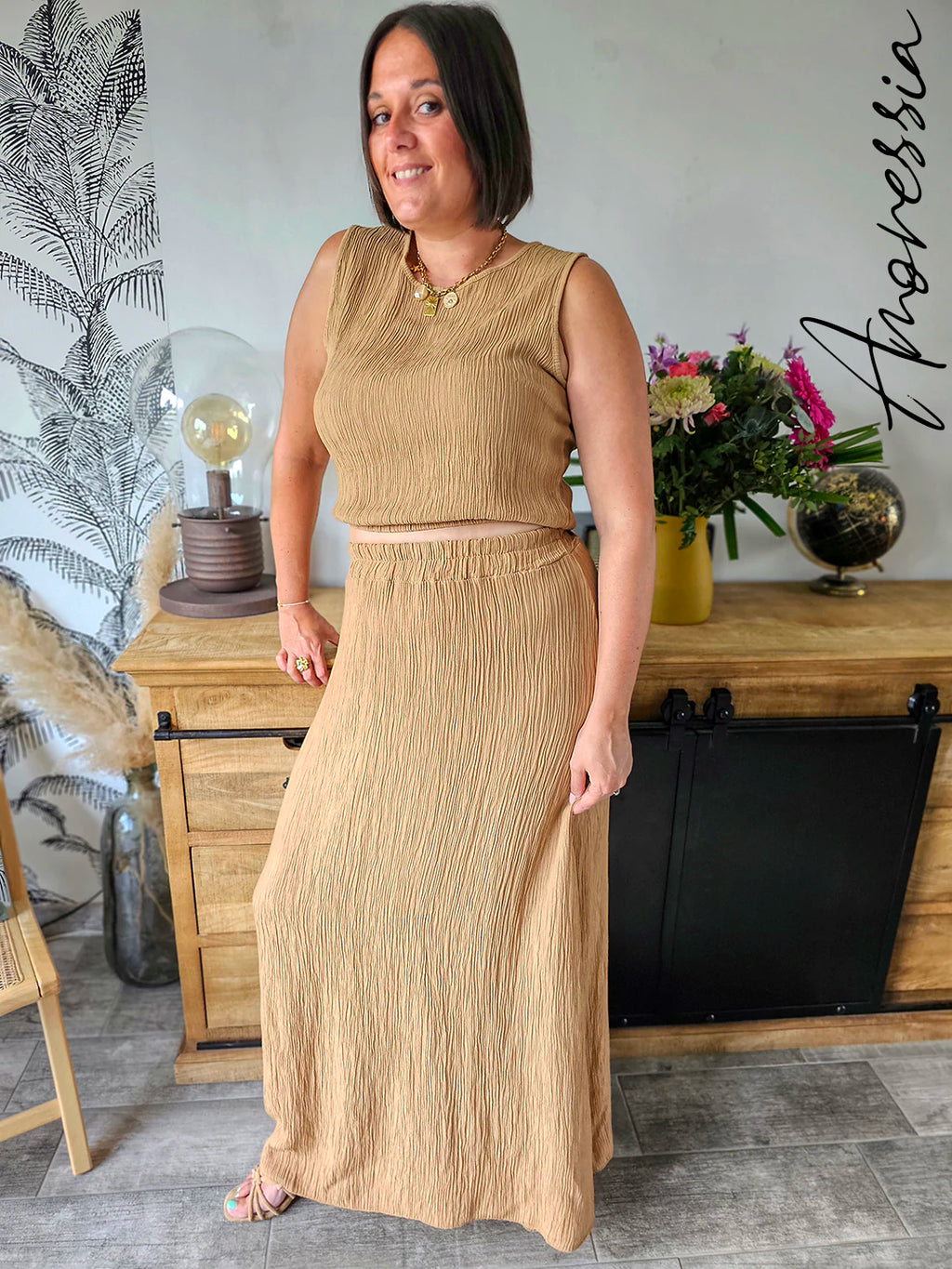Ensemble Dune — Ensemble Deux Pièces Sable Femme zoom