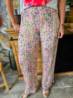 Pantalon plissée Georgia — Pantalon Plissé Élégant Femme vue détail