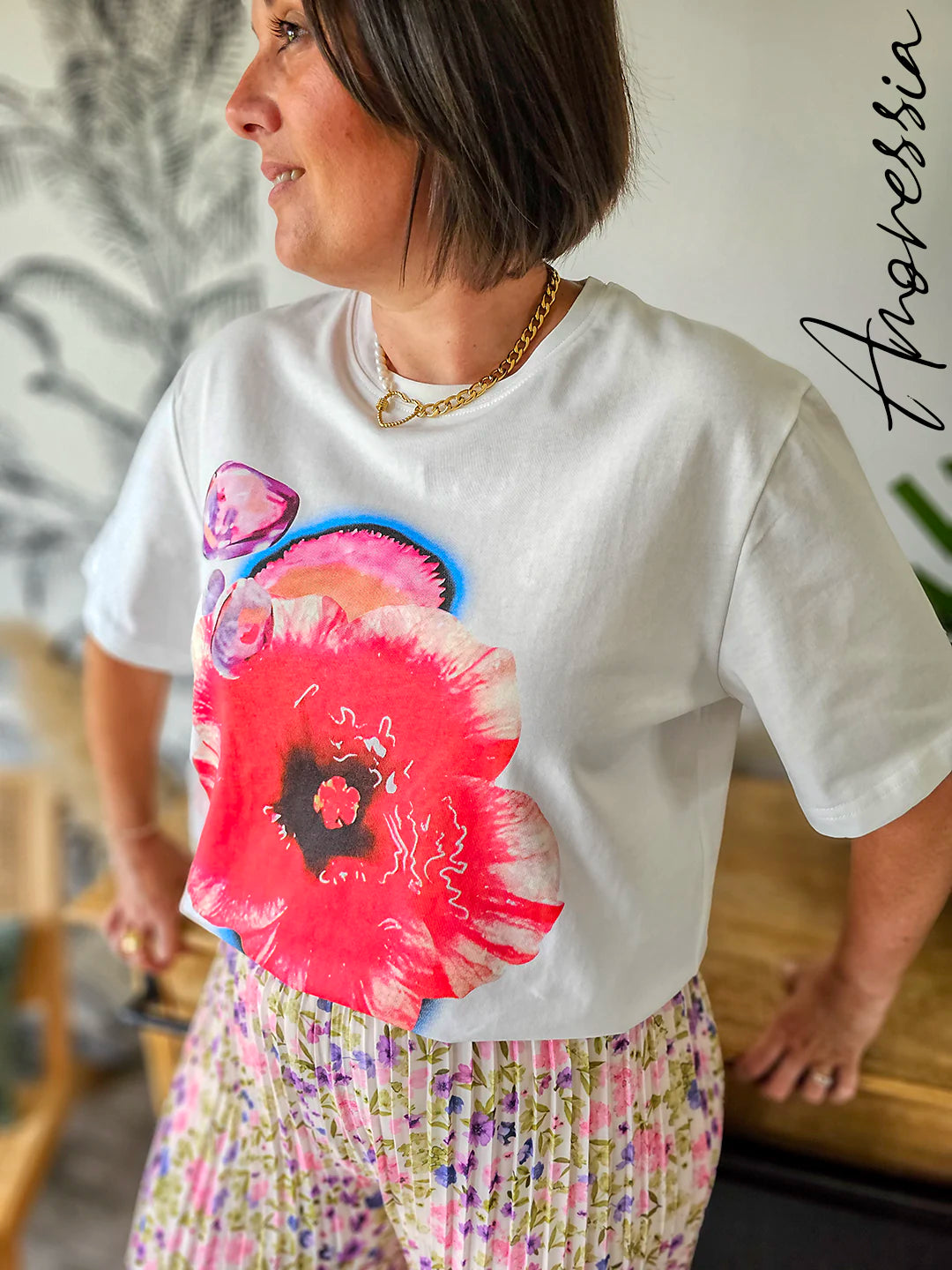 T-Shirt Rosia — T-Shirt Femme Été