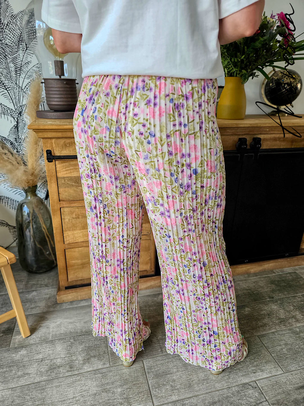 Pantalon plissée Georgia — Pantalon Plissé Élégant Femme autre vue