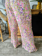 Pantalon plissée Georgia — Pantalon Plissé Élégant Femme vue dos