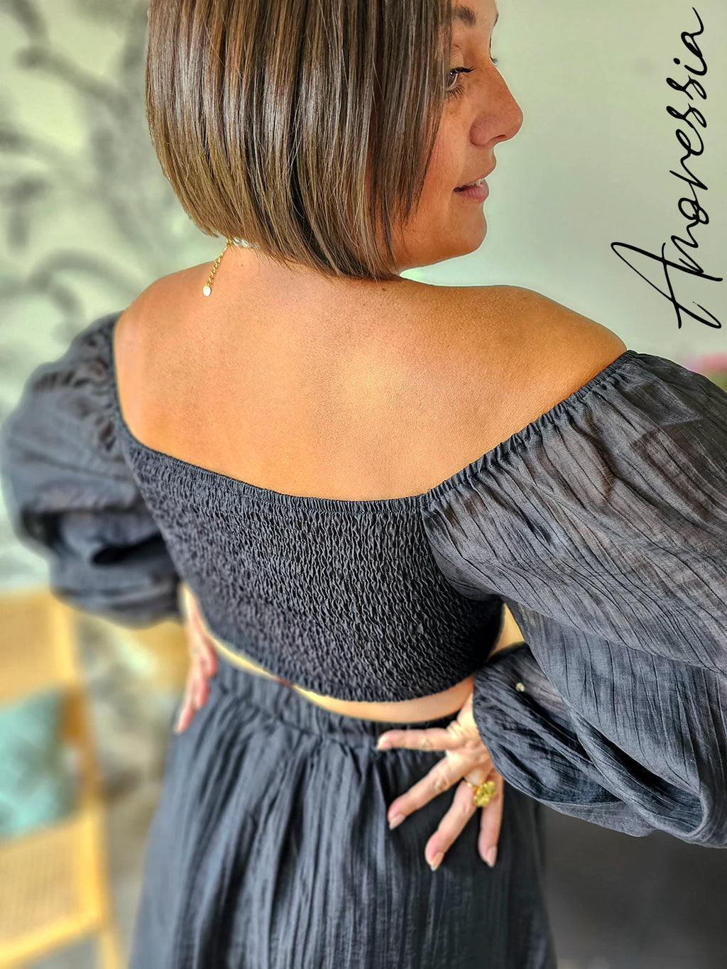 Robe Gabriella — Robe Élégante Femme look complet