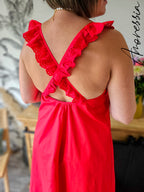 Robe Ruby — Robe Élégante Femme photo lifestyle