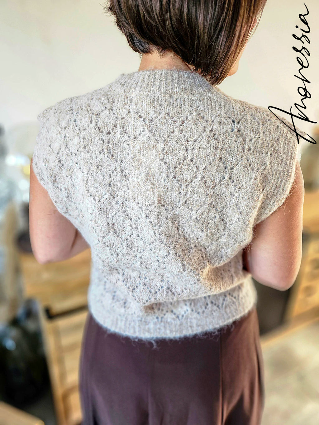 Gilet sans manches Solal — Gilet Sans Manches Doux Femme autre vue