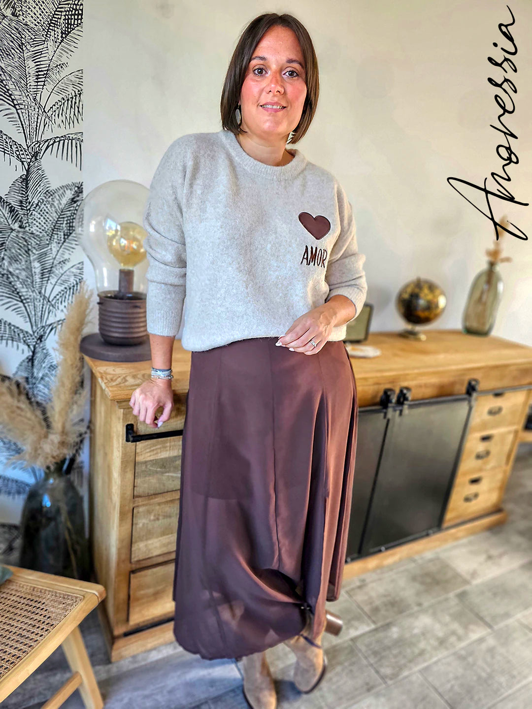 Pull Amor — Pull Doux Femme vue dos