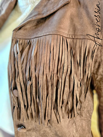 Veste en Daim Chocolat