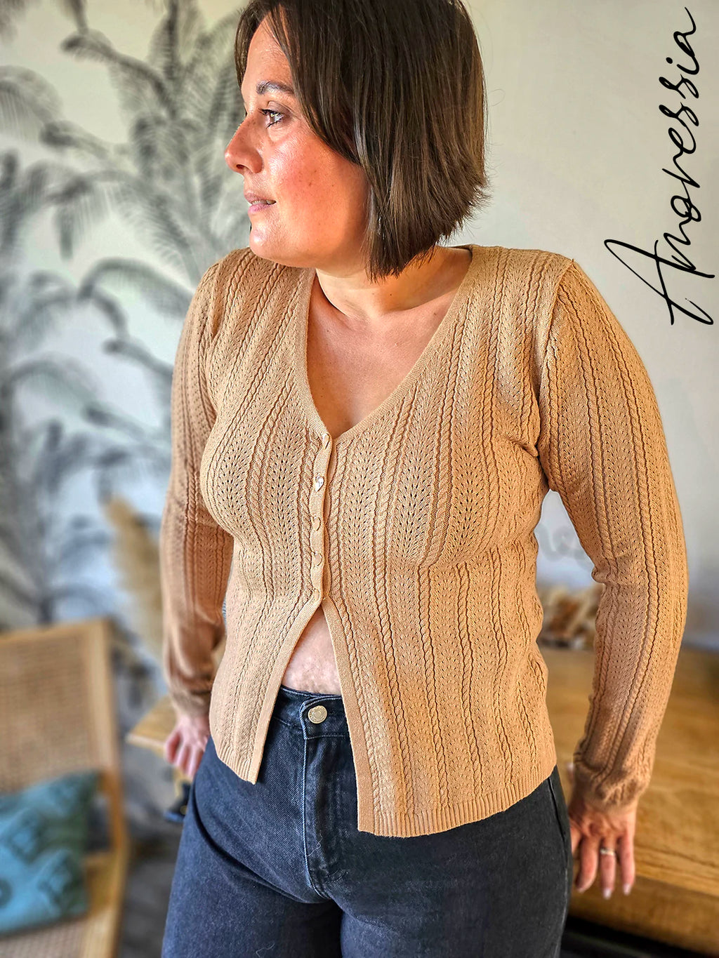 Gilet Côme — Gilet Long Ouvert Femme