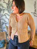 Gilet Côme — Gilet Long Ouvert Femme