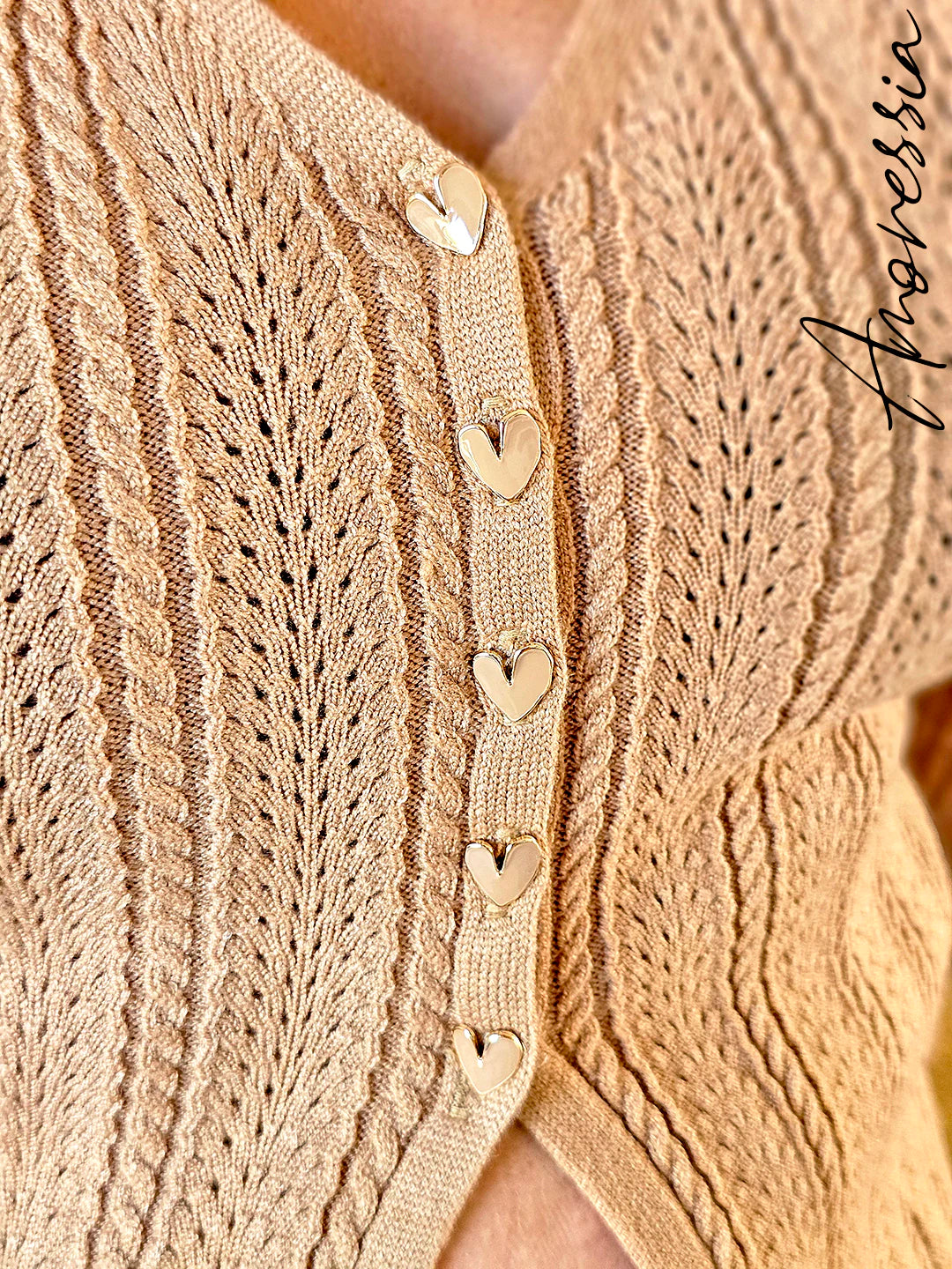 Gilet Côme — Gilet Long Ouvert Femme vue détail