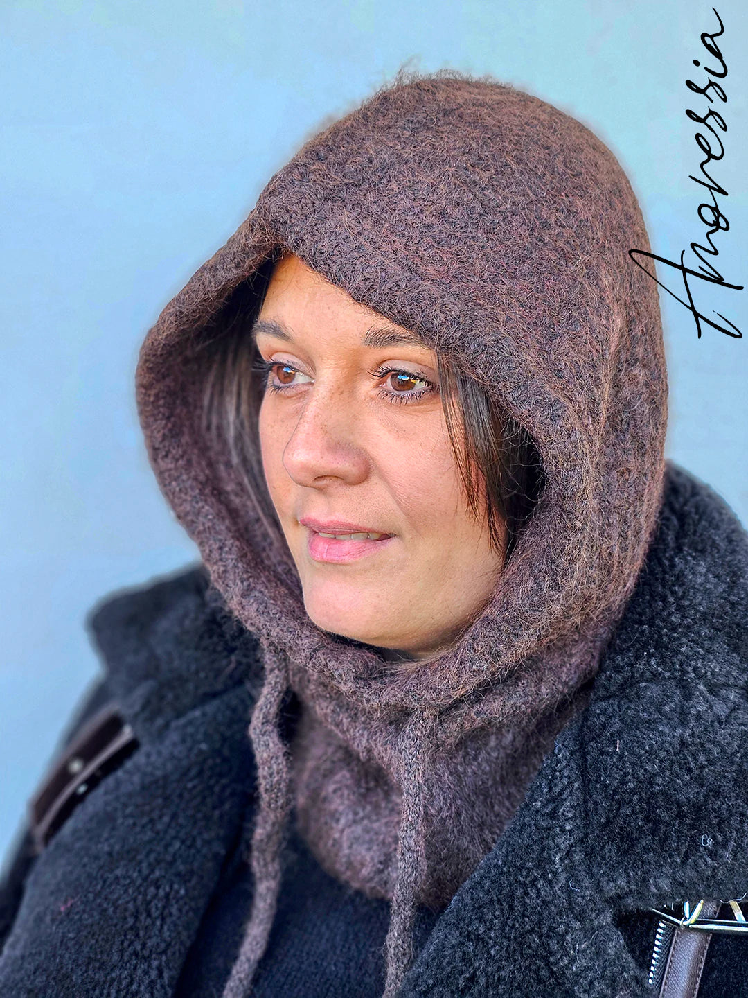 Cagoule — Cagoule Polaire Femme photo portée