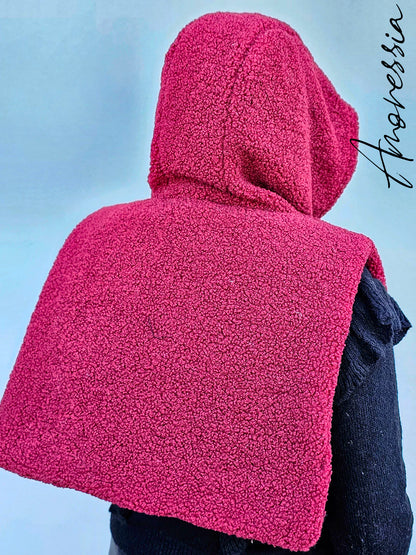 Plastron reversible en sherpa